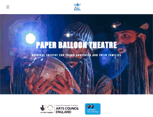 Tablet Screenshot of paperballoon.org.uk